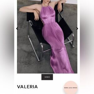 Maria Lucia Hohan Valeria Gown Size 6 Orchid